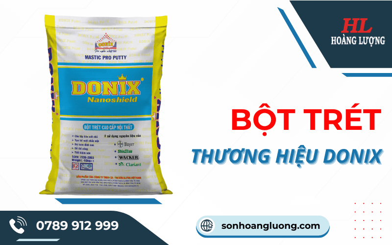 bột trét thương hiệu Donix