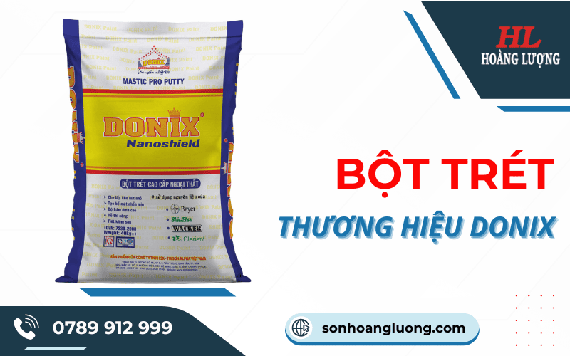bột trét thương hiệu Donix