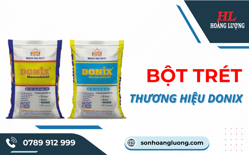 bột trét thương hiệu Donix