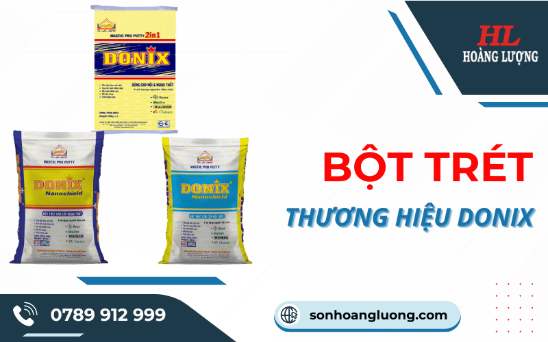 bột trét thương hiệu Donix