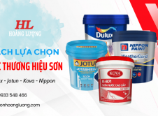 Cách lựa chọn các thương hiệu sơn cao cấp Dulux - Jotun - Kova - Nippon phù hợp cho mọi công trình