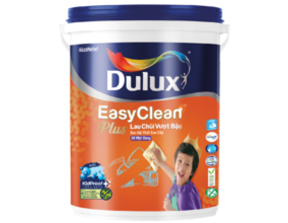 Dulux EasyClean Plus Lau Chùi Vượt Trội Bề Mặt Bóng