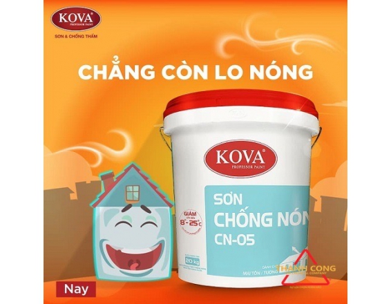 Sơn chống nóng Kova 18Lit